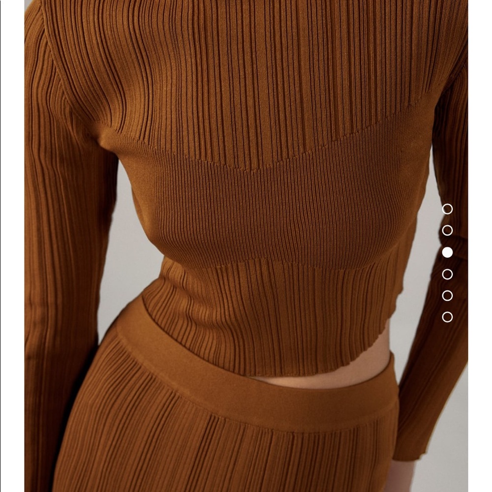 Zara knit crop sweater bloggers favorite - Picture 9 of 12